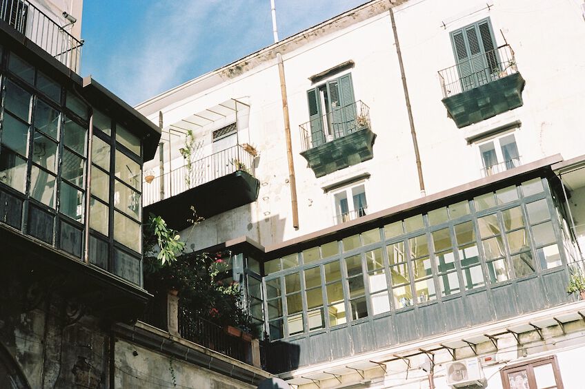 Courtyard of a building